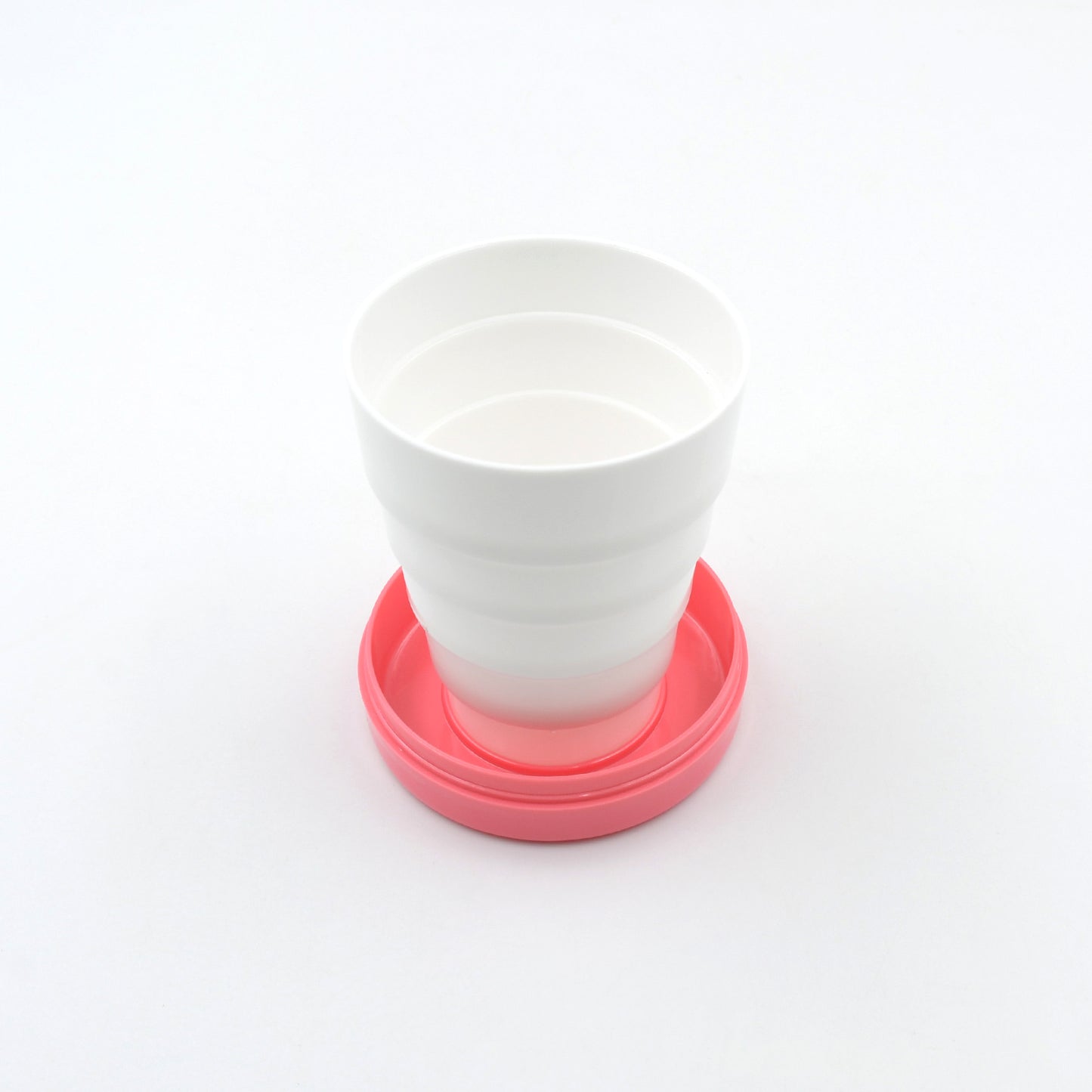 Portable Travelling Cuptumbler With Lid Folding  Pocket Glass For Travelling Water Cup For Kids Walker Folding Camping Cup With Lids Expandable Drinking Cup Folding Cup For Kids Travel - (Pack Of 1) - Happy Price - Image 2