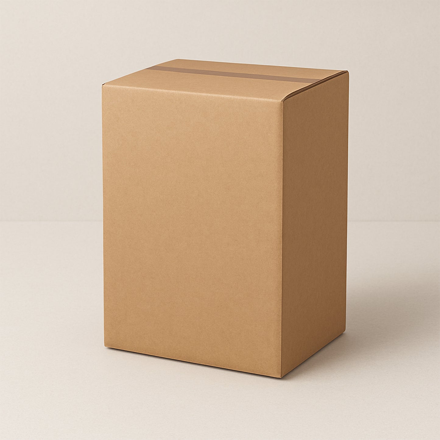 Durable Brown Corrugated Packing Box - 26x20x12 cm, 1 Piece