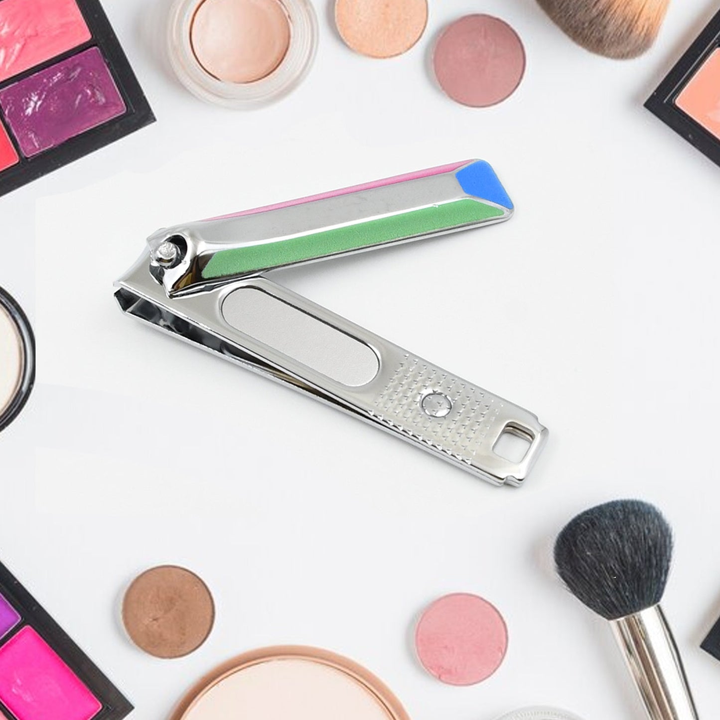 Stainless Steel Folding Portable Large Nail Clippers With Nail File (1 Pc  Mix Design) - Happy Price - Image 7