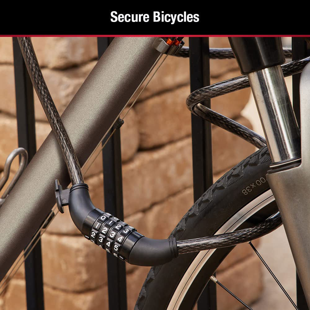Heavy Duty Multi-purpose Plastic Combination Lock For Helmet  Multi Use - Happy Price - Image 4