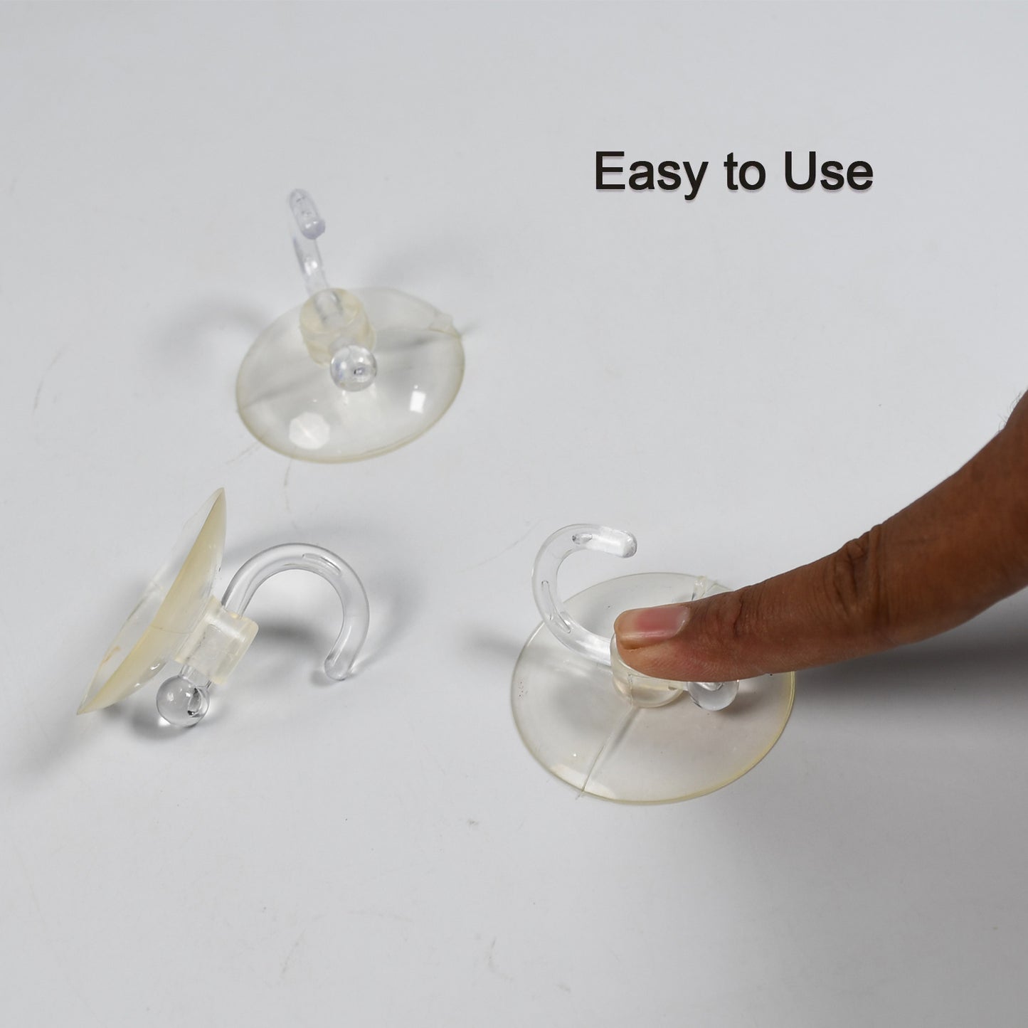 7487 Transparent Rubber Vacuum Sucker Hooks Hanger Strong Suction Cup Bathroom Kitchen Window Wall Accessorie. - Happy Price - Image 3