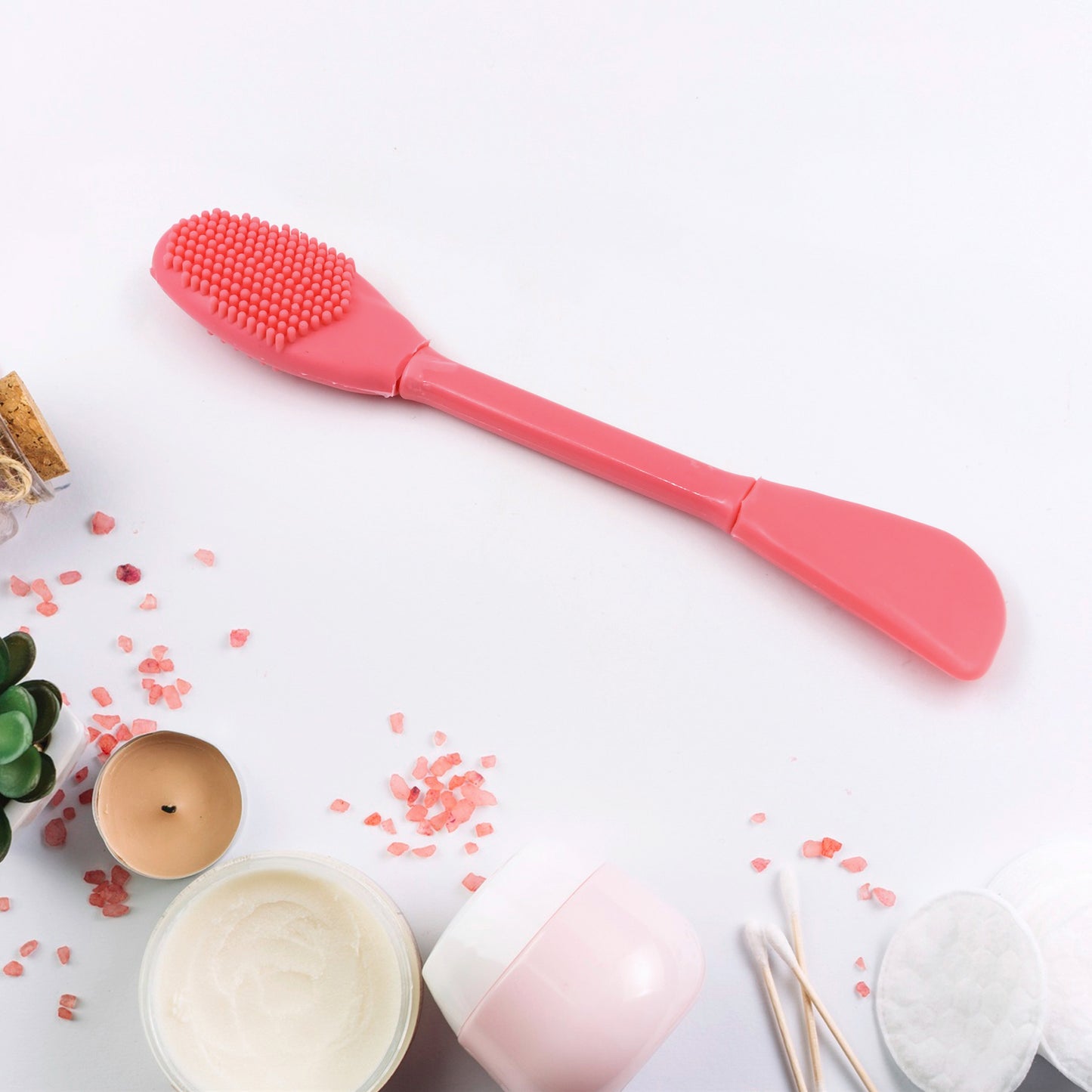2 In 1 Double-headed Silicone Face Mask Brush (1 Pc) - Happy Price - Image 2