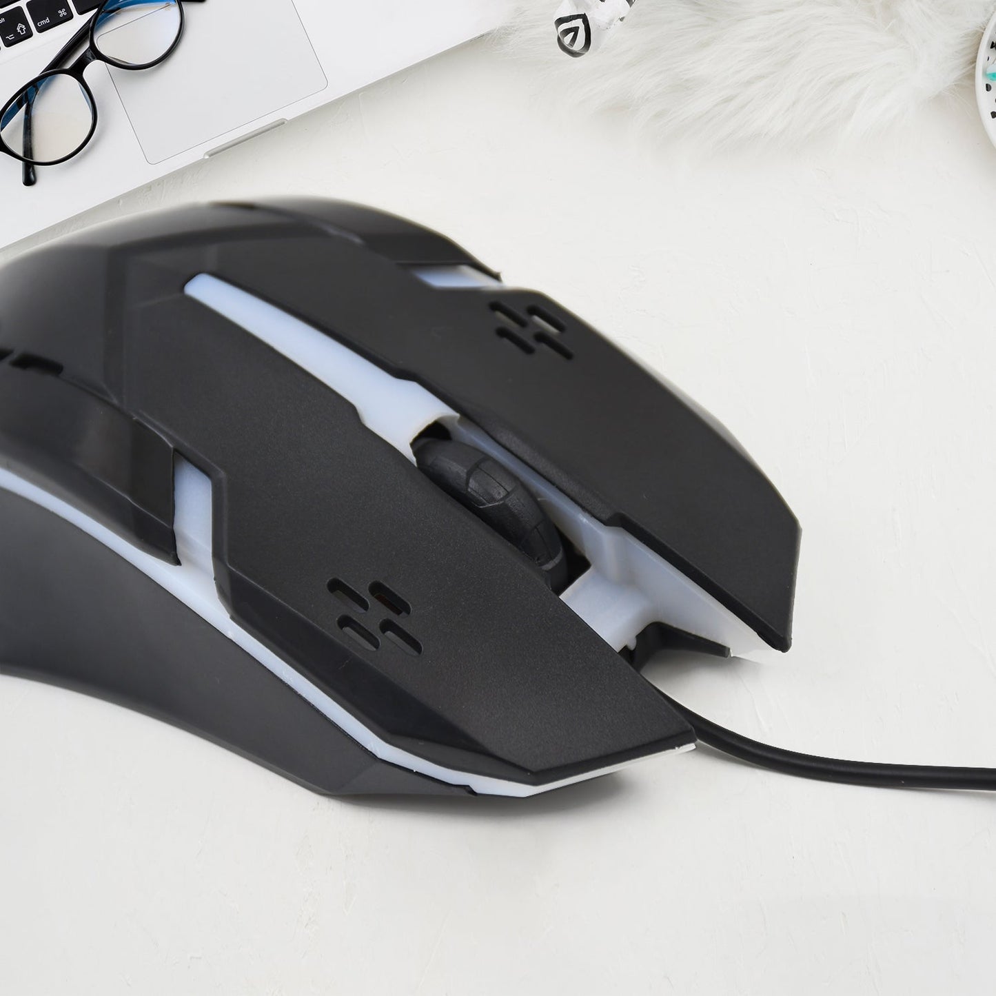 Computer  Laptop Usb Wired Optical Mouse (1 Pc) - Happy Price - Image 3