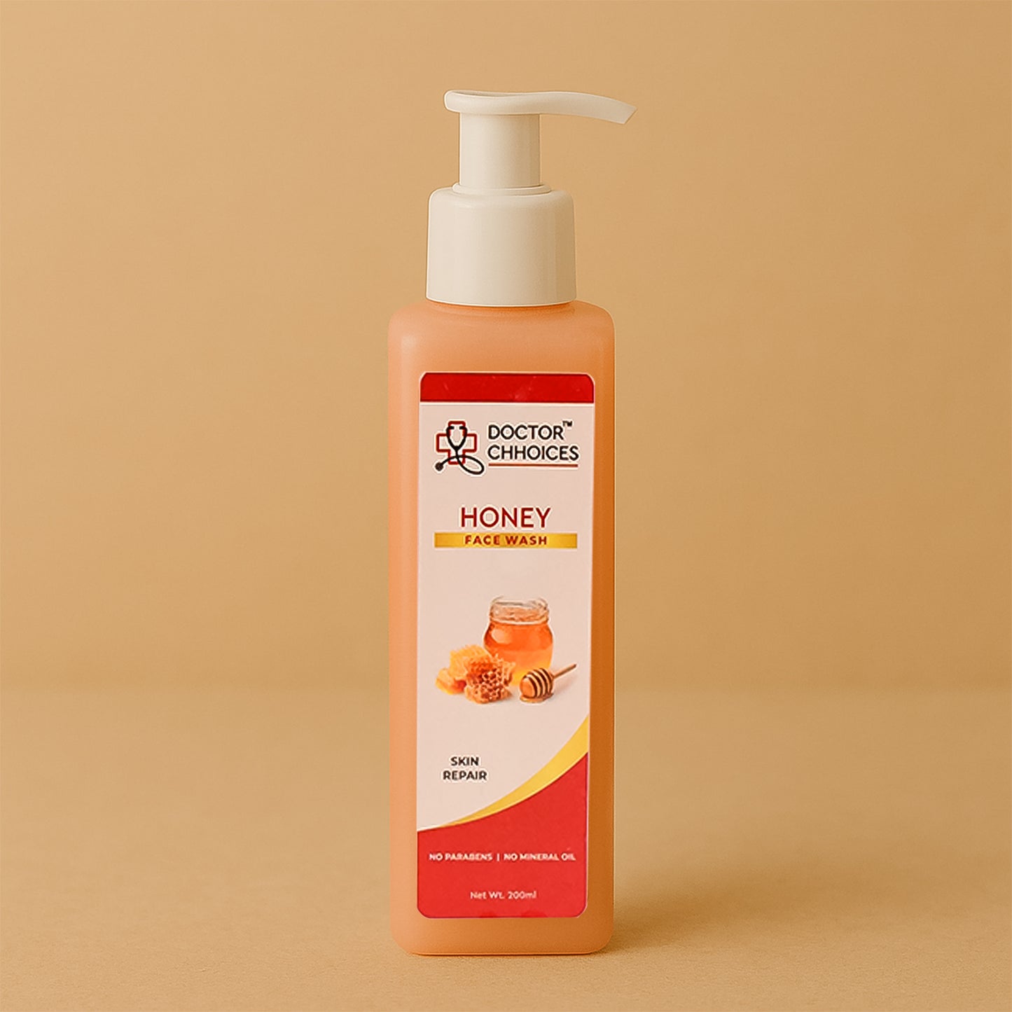 Honey Face Wash for Dry & Sensitive Skin - 200ml (1 Pc)