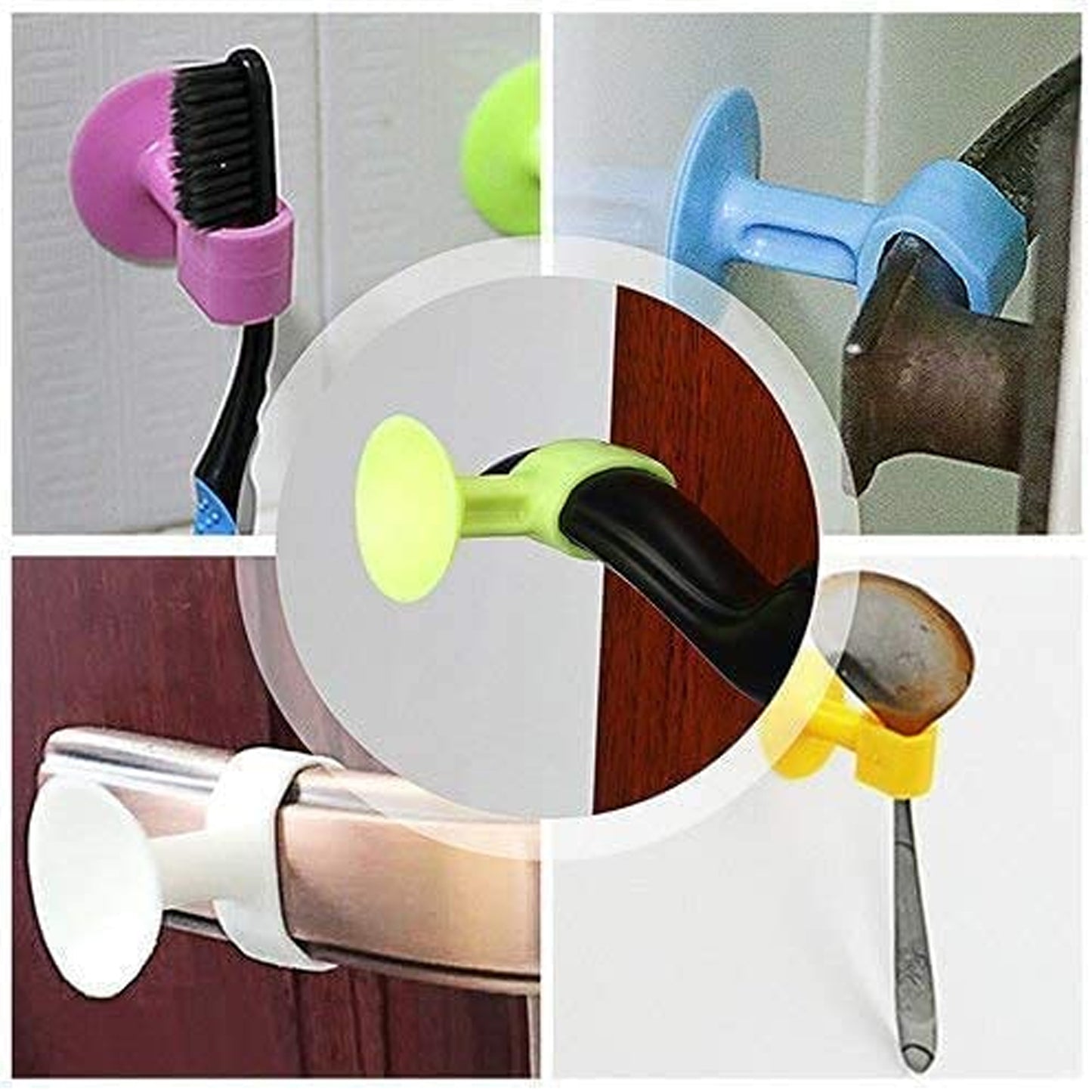 Self-sucking Silicone Door Stopper (2 Pcs Set) - Happy Price - Image 6