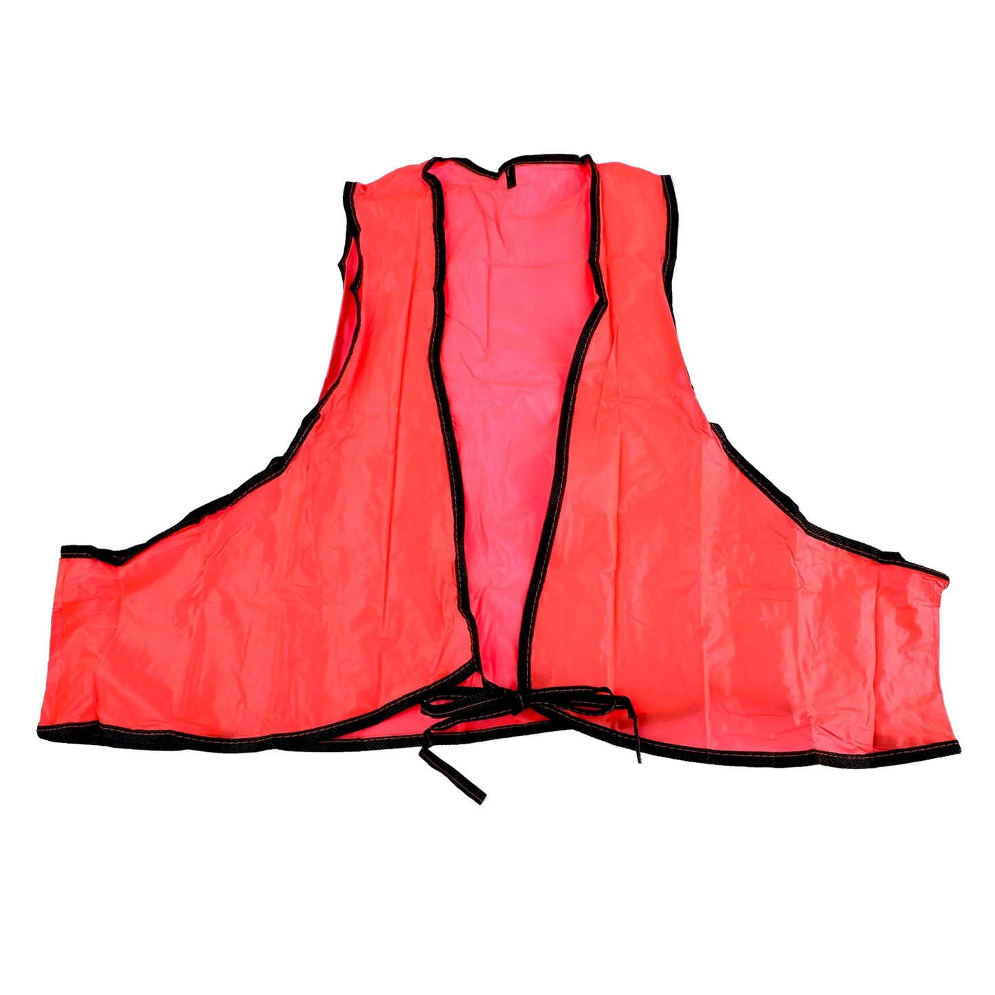 Economy Safety Vest Soft Vinyl With Tie Closure For Identifying Staff And Volunteers Adult Pvc Safety Vest High Visibility For Outdoor Operator - Happy Price - Image 3