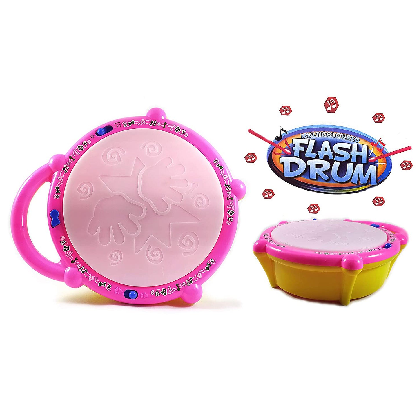 Flash Drum Toys For Kids With Light  Musical Sound Colorful Plastic Baby Drum Musical Toys For Children Baby Toy Instrument Best Gift For Boys  Girls. - Happy Price - Image 7