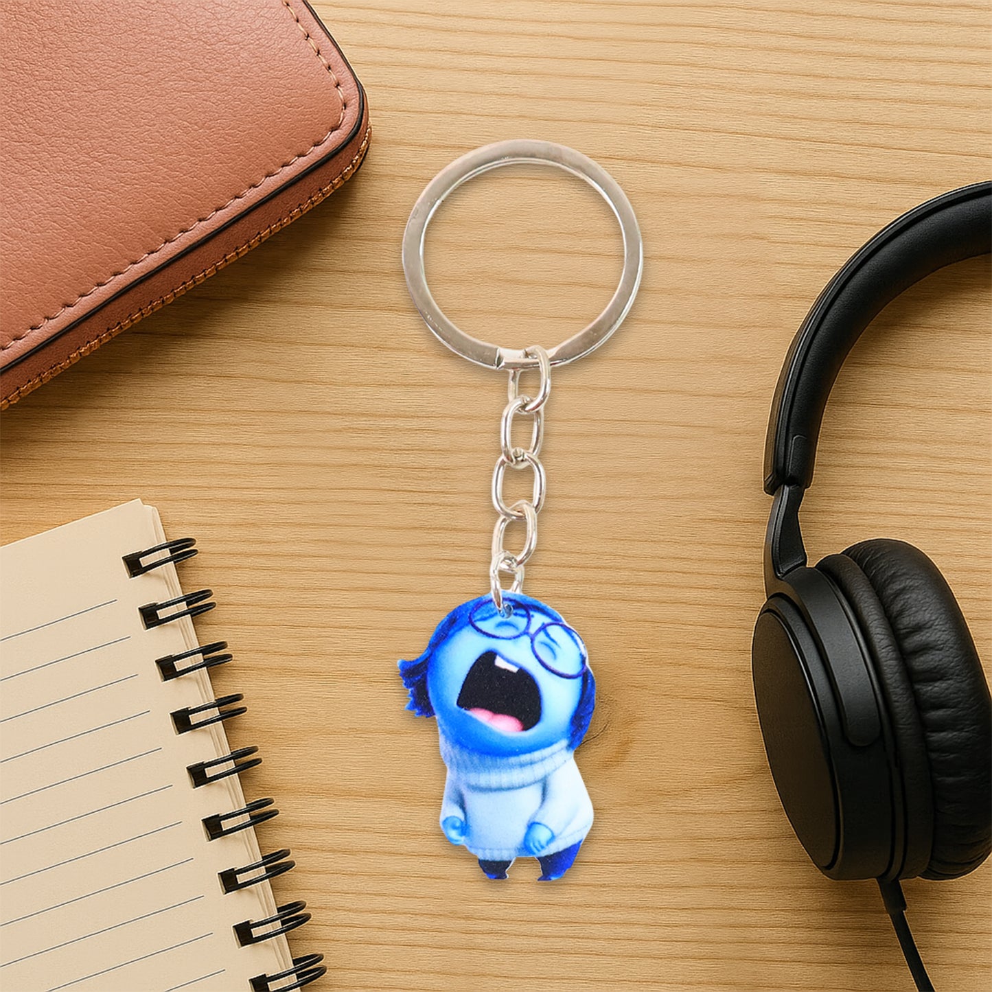 Cute Cartoon Character Girl Keychain For Kids Bags  Stationery - Happy Price - Image 6