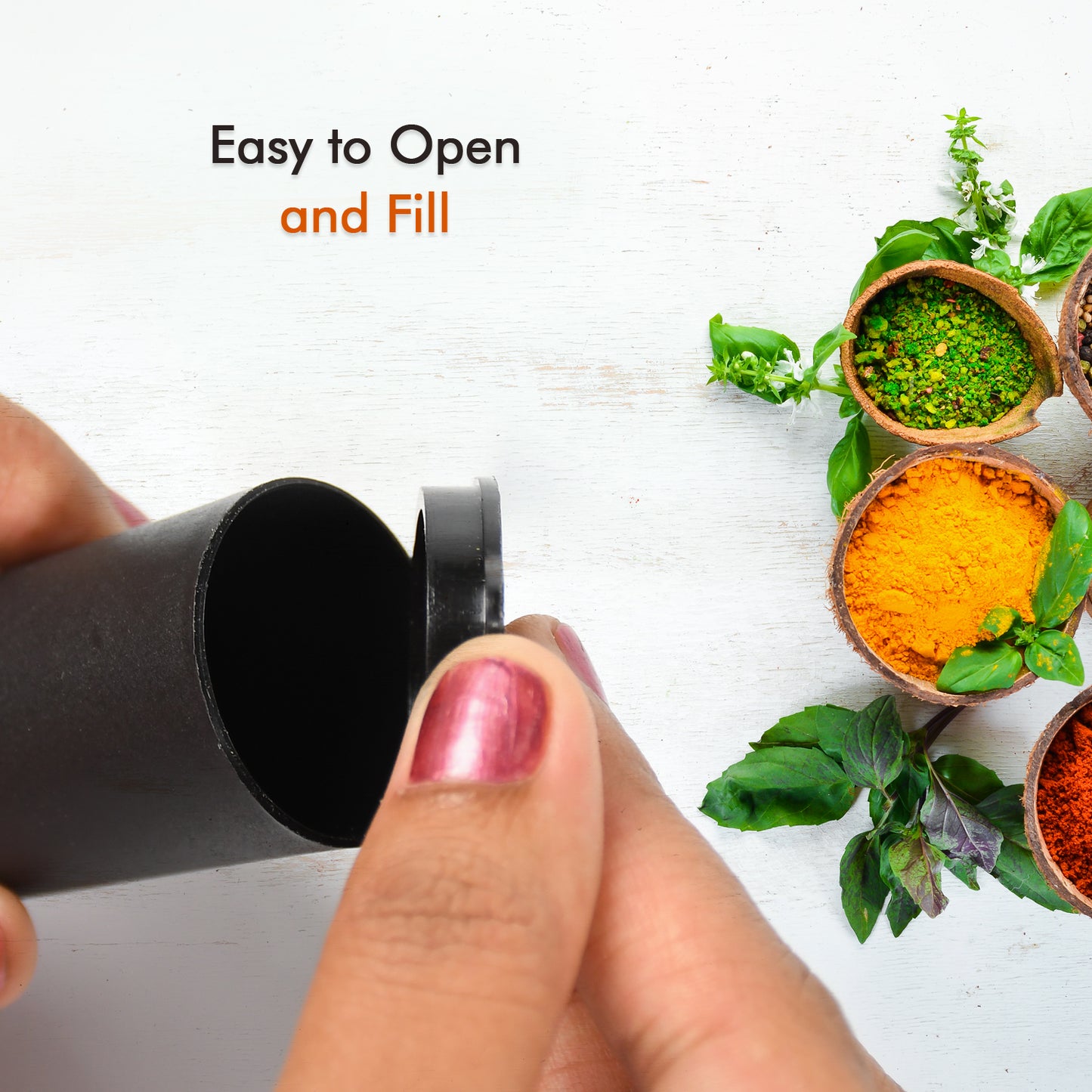 Salt Pepper Dispenser Dining Table Spice Storing Use  New Look Dispenser For Home  Hotel Use - Happy Price - Image 5