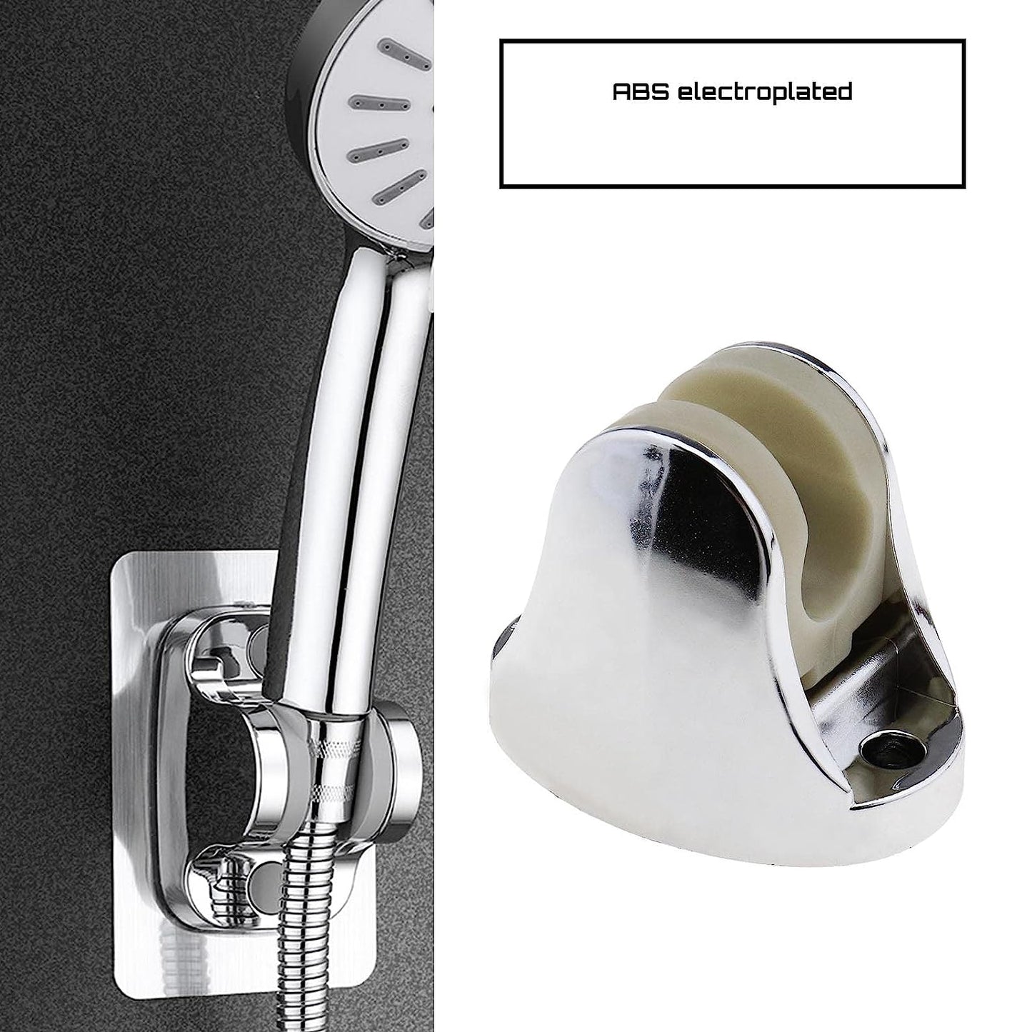 Adjustable Hand Shower Holder With Fixing Screws Adjustable Bracket For Bathroom - Happy Price - Image 6
