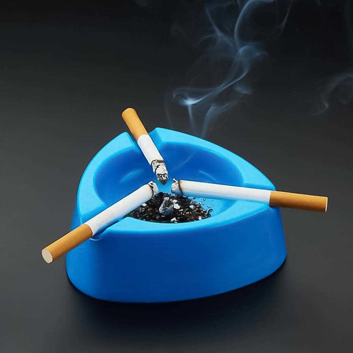 Heavy Duty Plastic Ashtray (Mix Color  1 Pc) - Happy Price - Image 4