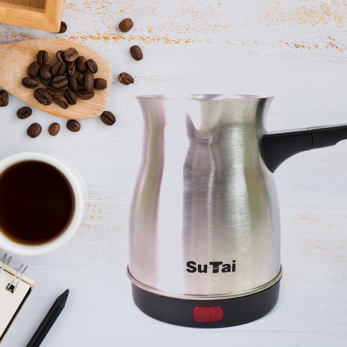 Coffee Pot Coffee Maker 800ml Even Heating Tea Maker Kettle (1 Pc) - Happy Price - Image 5