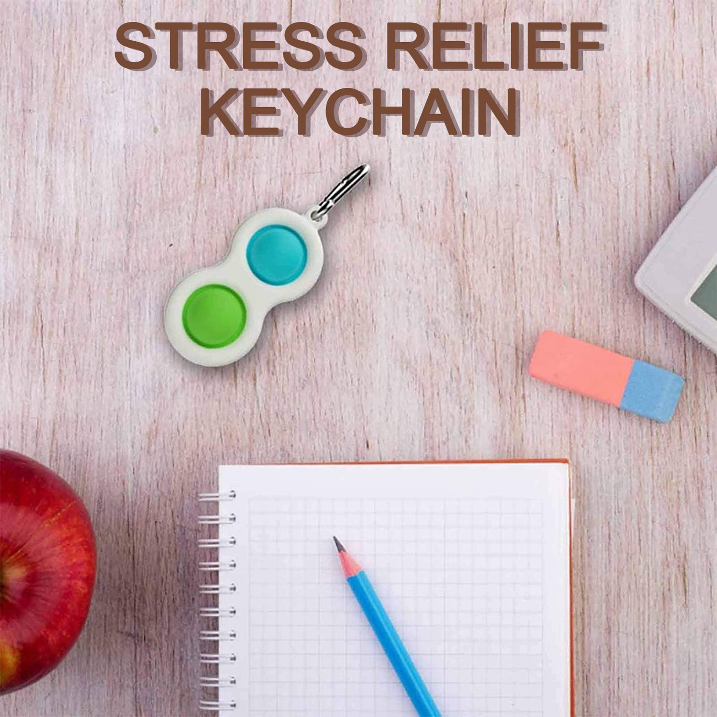 Simple Dimple Fidget Toy Mini Keychain - Happy Price - Image 3