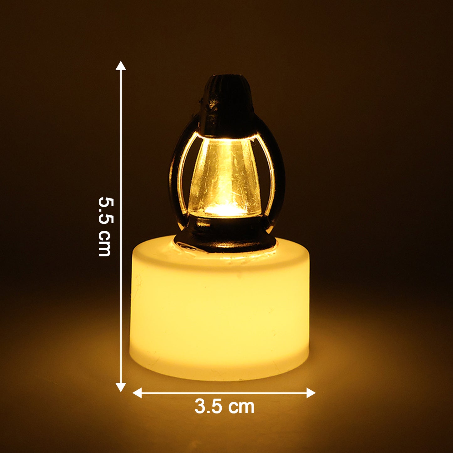 12 Pc LED Flameless Tealight Candles - Multicolor Glow, Battery Operated Decorative Lamps for Festivals & Home - Happy Price - Image 3