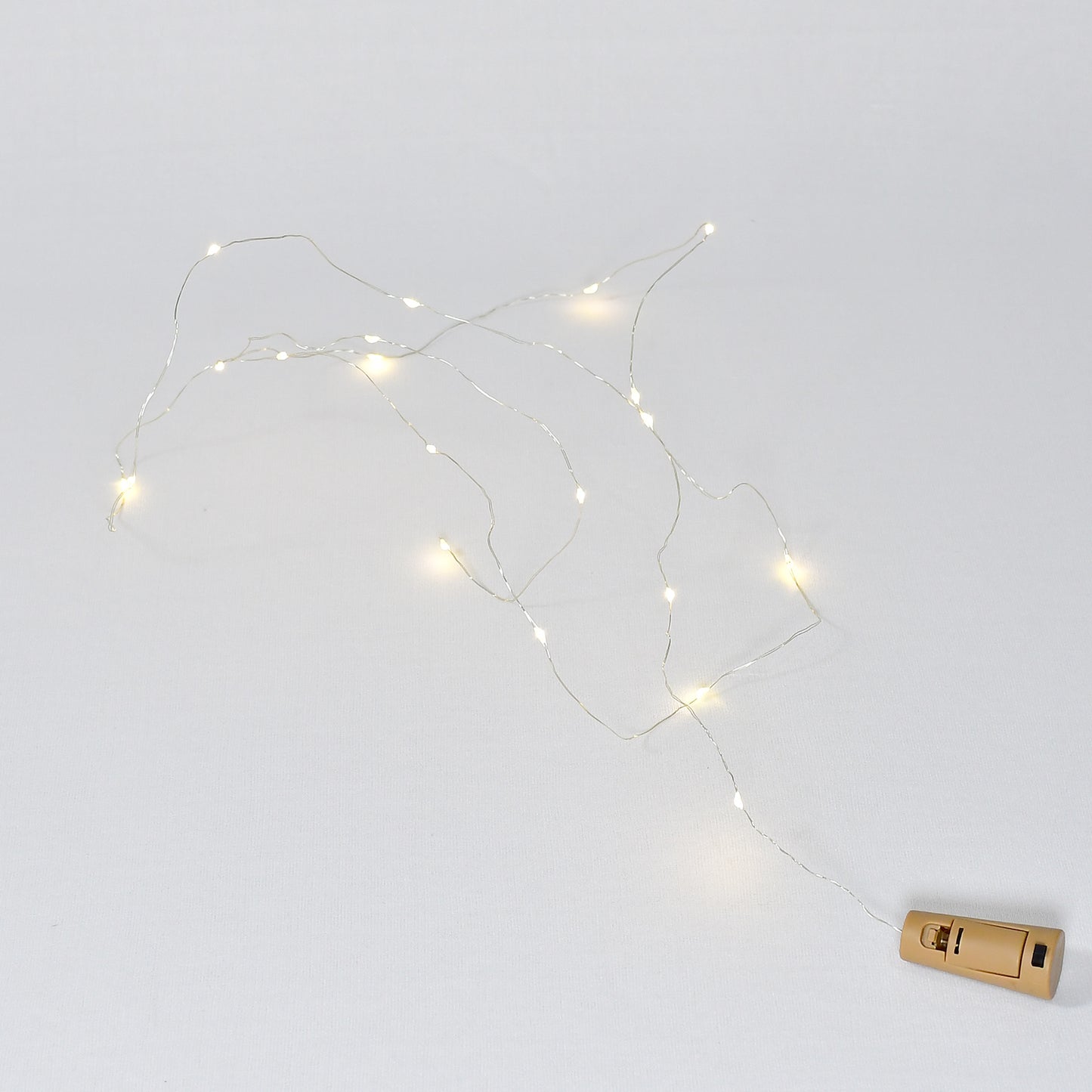 20 LED Copper Wire Cork Lights for Bottles, Battery Operated Fairy String Lights