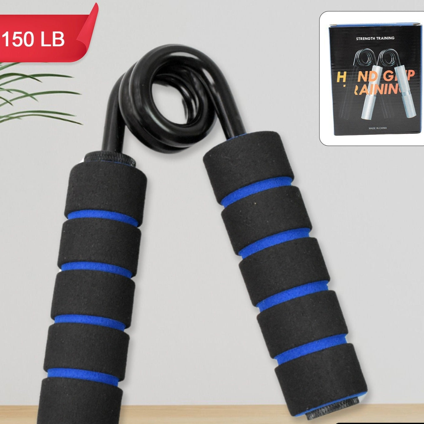 75kg Challenge Hand Exerciser Hand Gripper  Finger Strengthener ( 1 Pc  150 Lb ) - Happy Price - Image 1