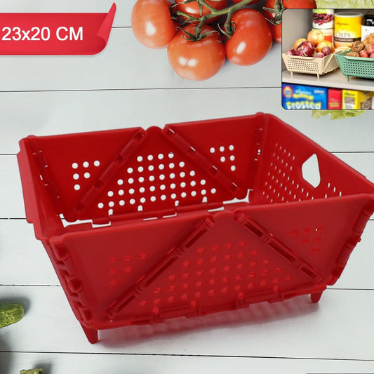 Storage Basket Box With Holes Ventilated Design (2320 Cm  1 Pc) - Happy Price - Image 1