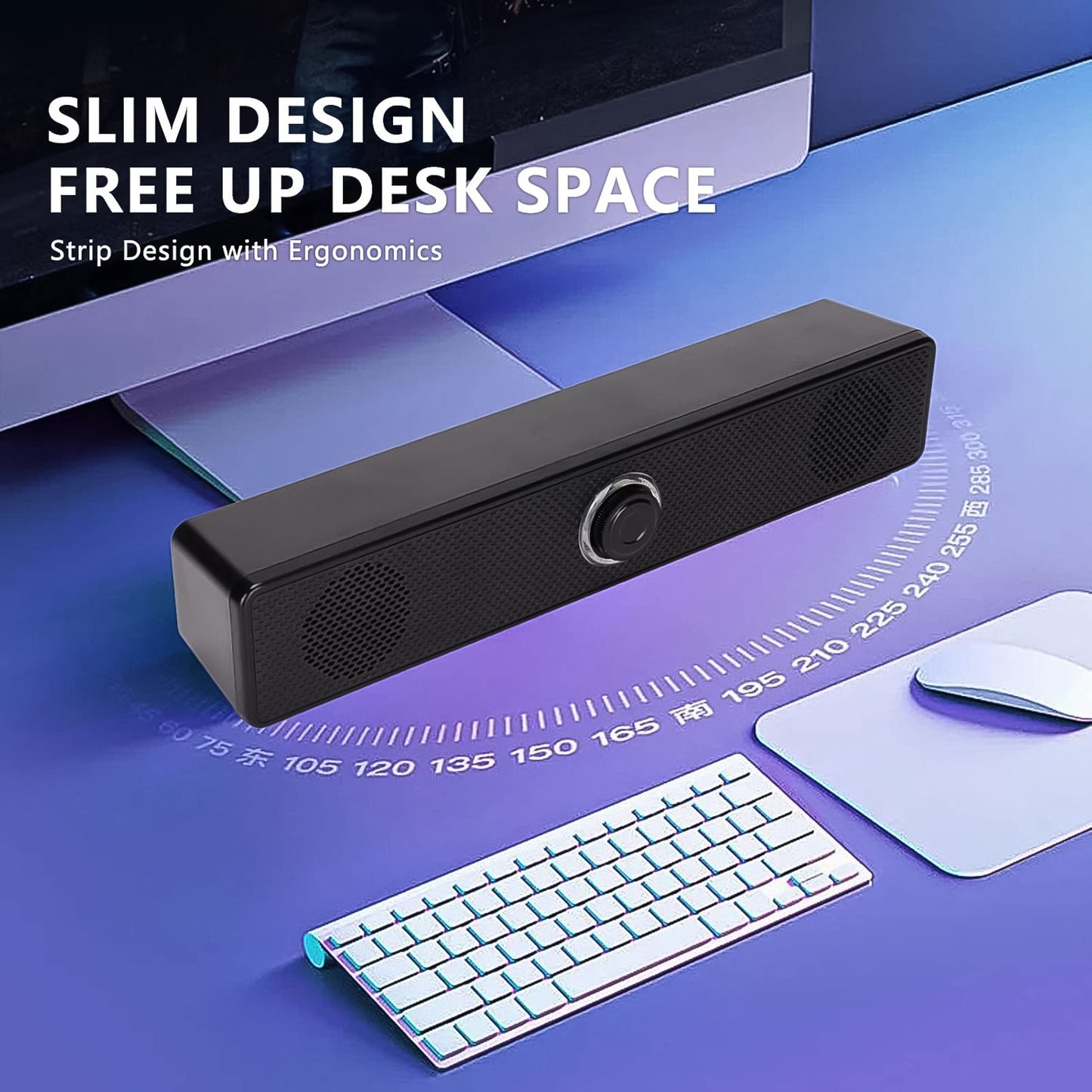Desktop Computer Speaker Wired Plug And Play Usb Powered Speaker (1 Pc) - Happy Price - Image 4