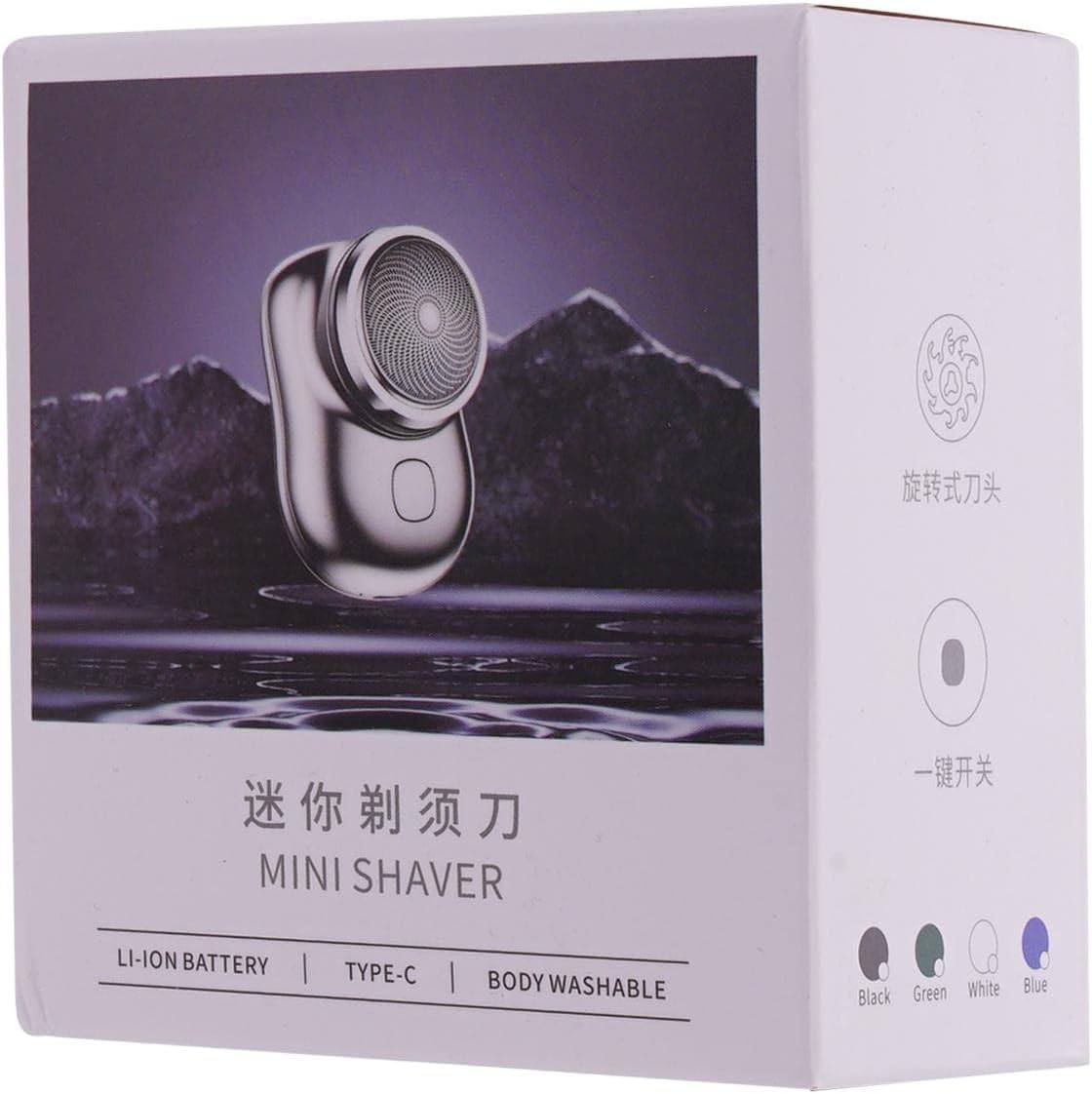 Mini Electric Shaver Portable  Pocket Fashion  Rechargeable  Wireless Beard Hair Razor For Men And Women  Home Travel Gift - Happy Price - Image 7
