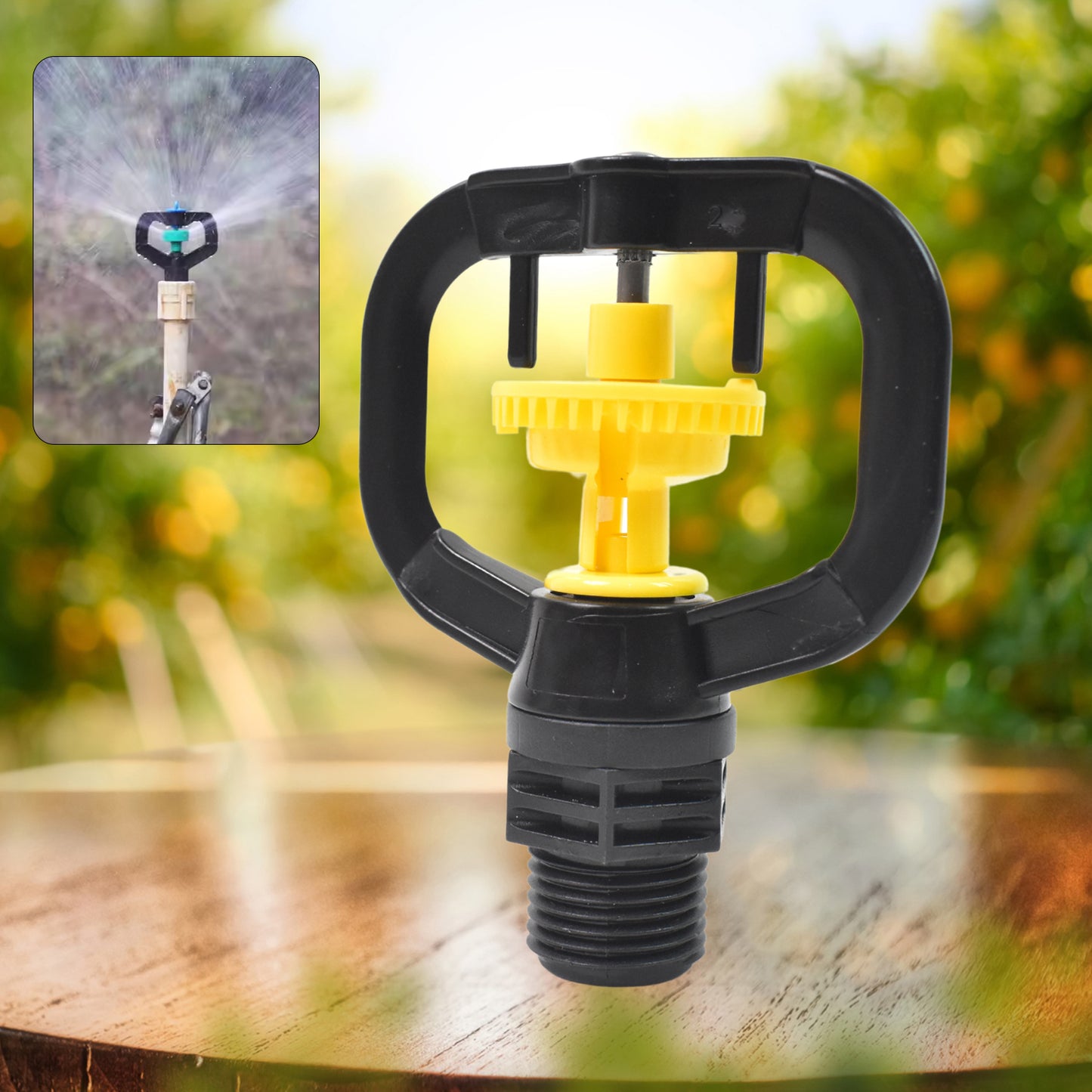 Rotating Irrigation Sprinkler Plastic Spray Nozzle (1 Pc) - Happy Price - Image 2