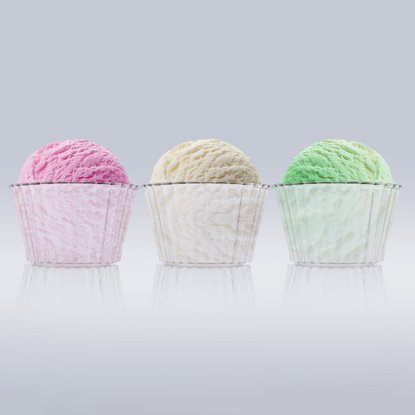 Premium Transparent Plastic Dessert Bowl Set  6 Pieces - Happy Price - Image 6