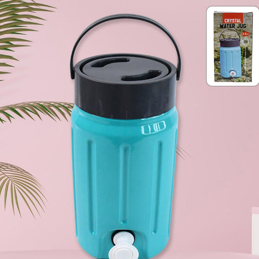 Insulated Water Jug With Tap (2.5ltr) Leakproof Travel Cooler - Happy Price - Image 1