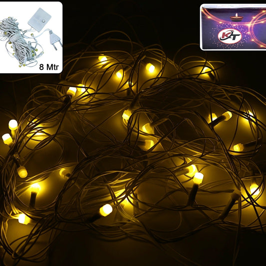 8 Meter Warm LED Decorative String Lights for Festive Ambiance