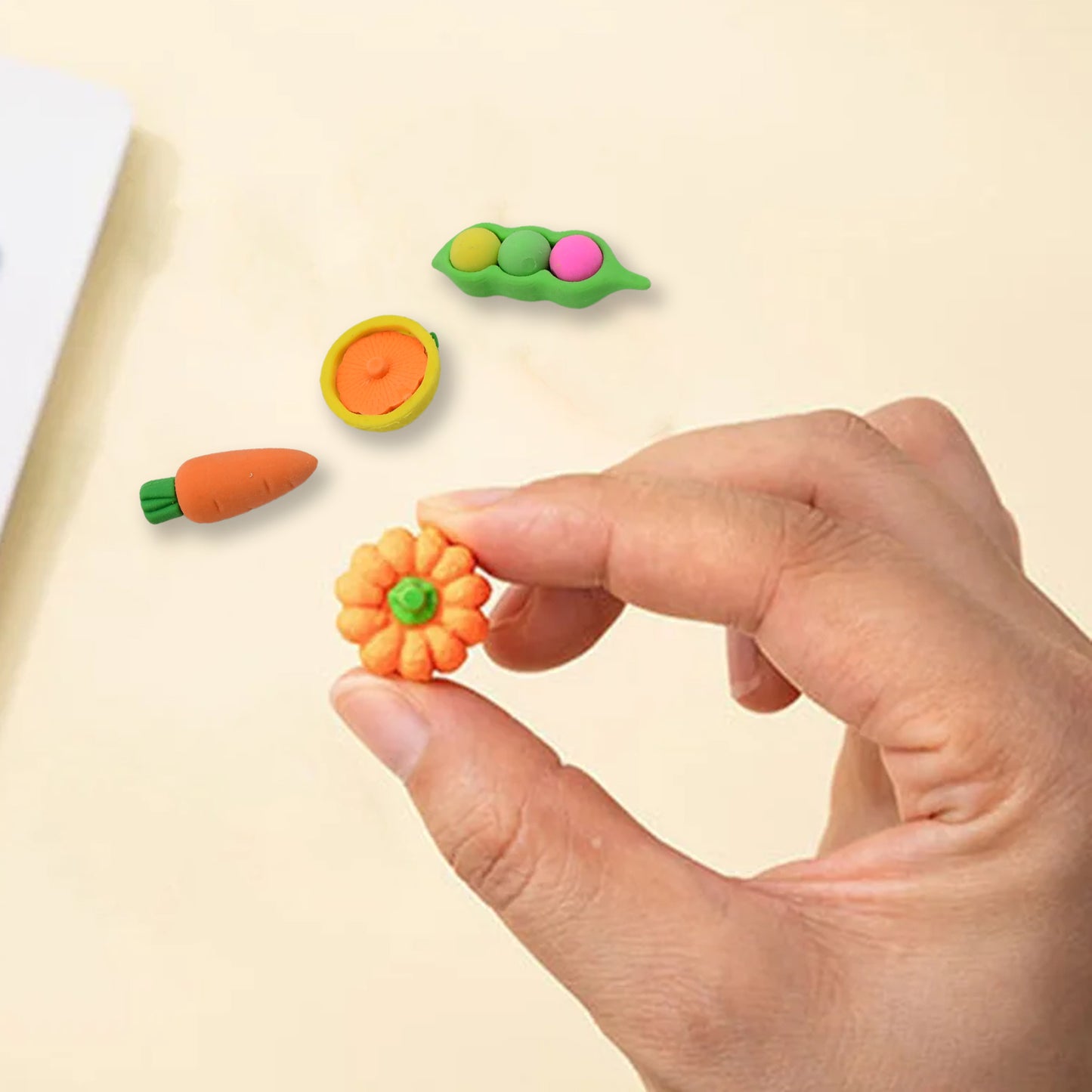 Mix Design Fancy  Stylish Colorful Erasers (1 Set  4 Pc Set) - Happy Price - Image 2