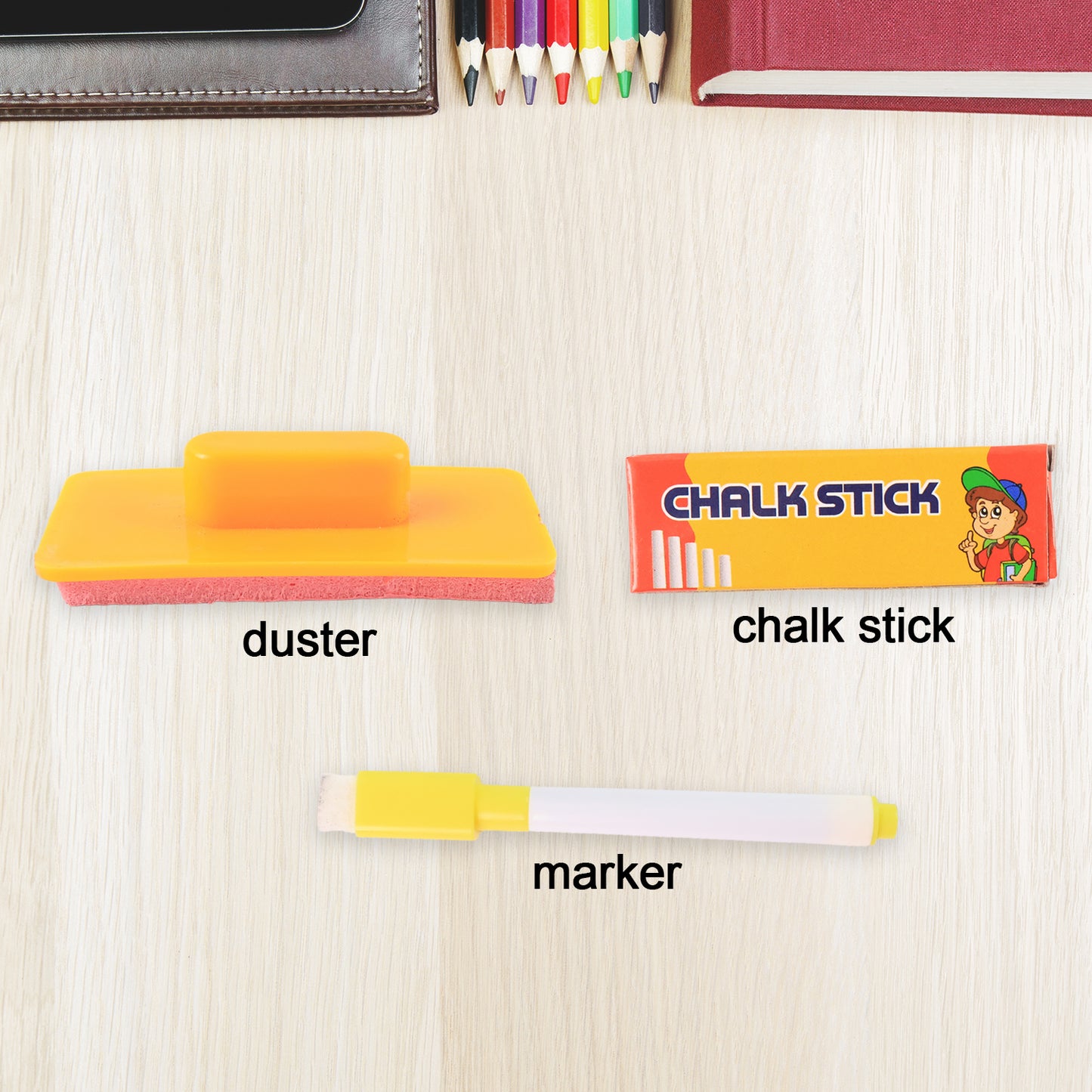 2-in-1 Double-sided Write And Wipe Educational Drawing Board For Kids (1 Set) - Happy Price - Image 5