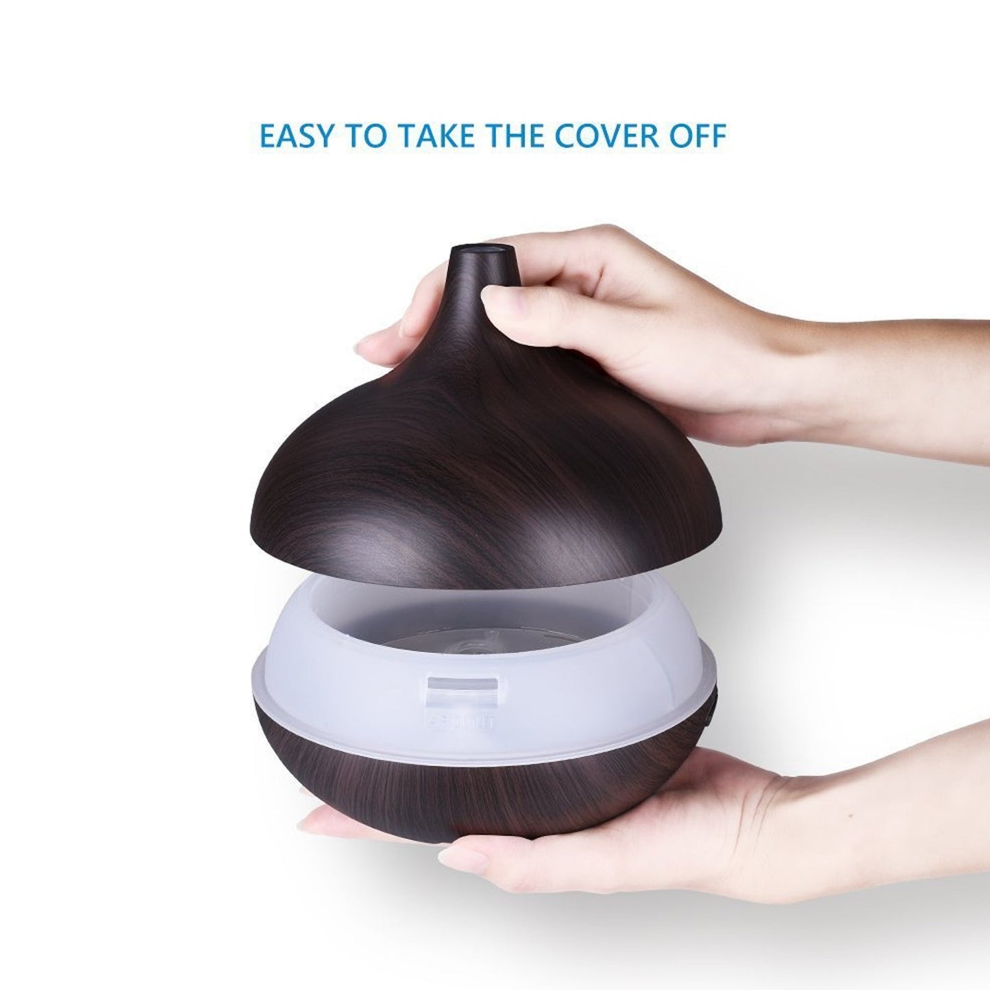 Aromatherapy Humidifier With 7 Colourful Led Light Change (500 Ml Capacity  With Remote) - Happy Price - Image 3