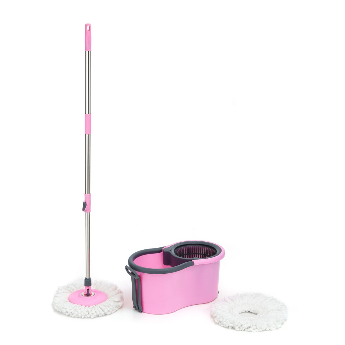 Quick Spin Mop Plastic Spin Bucket Floor Cleaning Easy Wheels  Big Bucket Floor Cleaning Mop With Bucket - Happy Price - Image 7