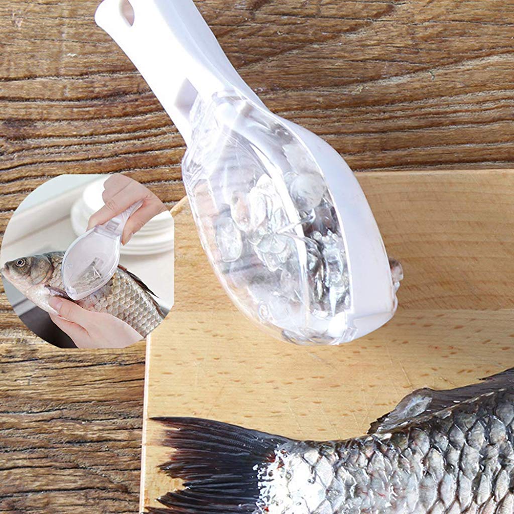 Fish Scale Scraper Skin Peeler Fish Tools Kitchen Gadget - Happy Price - Image 4