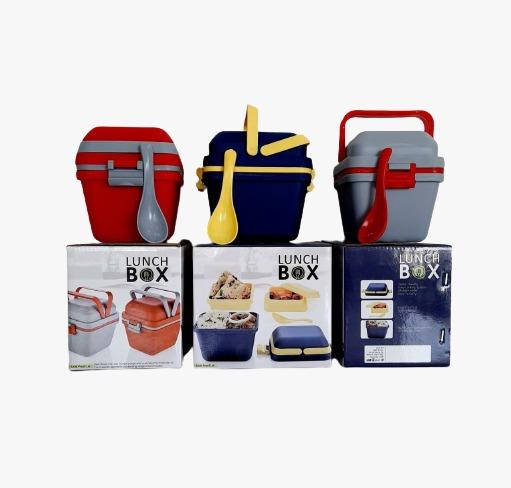 Airtight Lunch Box With Handle  Push Lock - Happy Price - Image 4