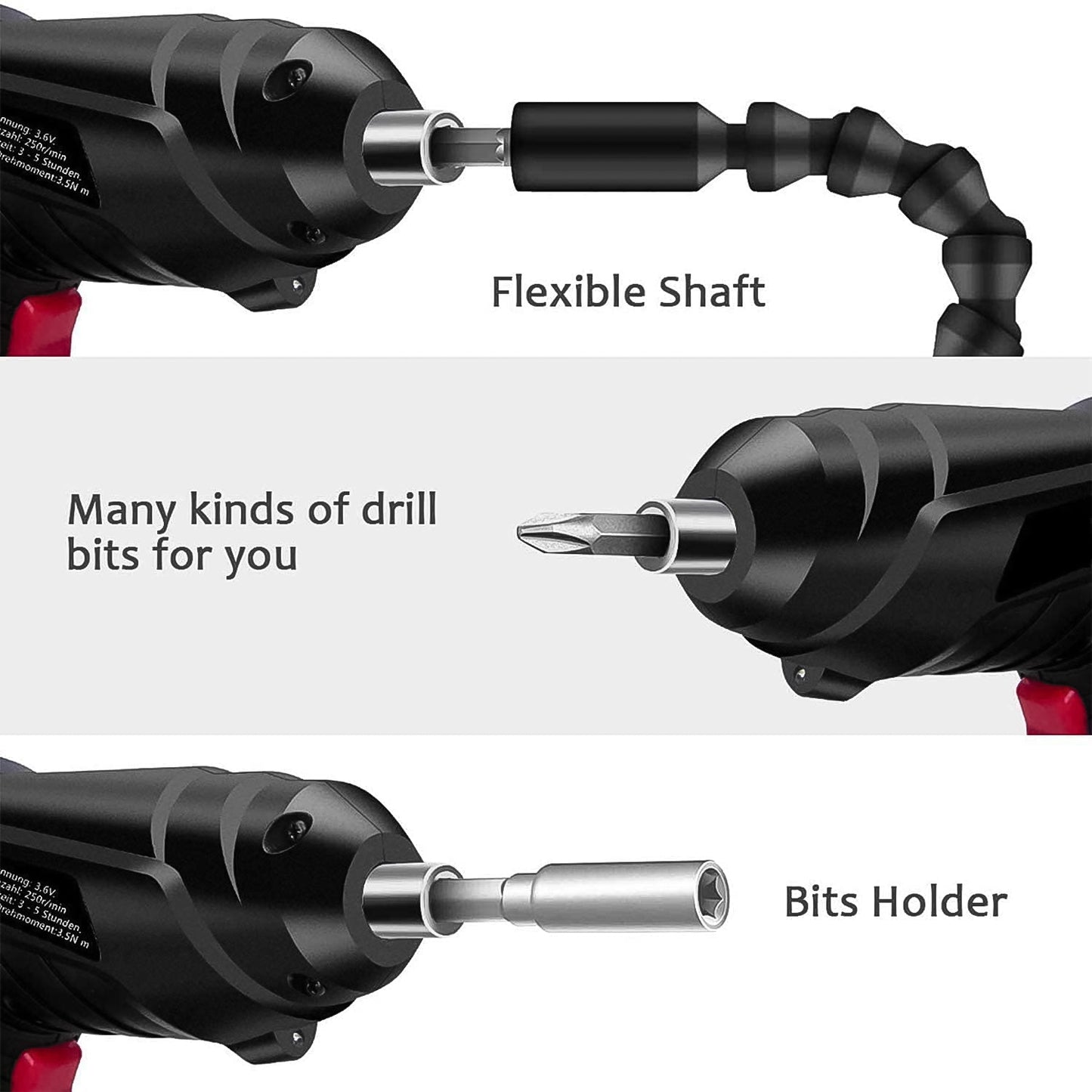 Small Screwdriver With Led Light Screwdrivers Bit Set (48 Pcs Set) - Happy Price - Image 6