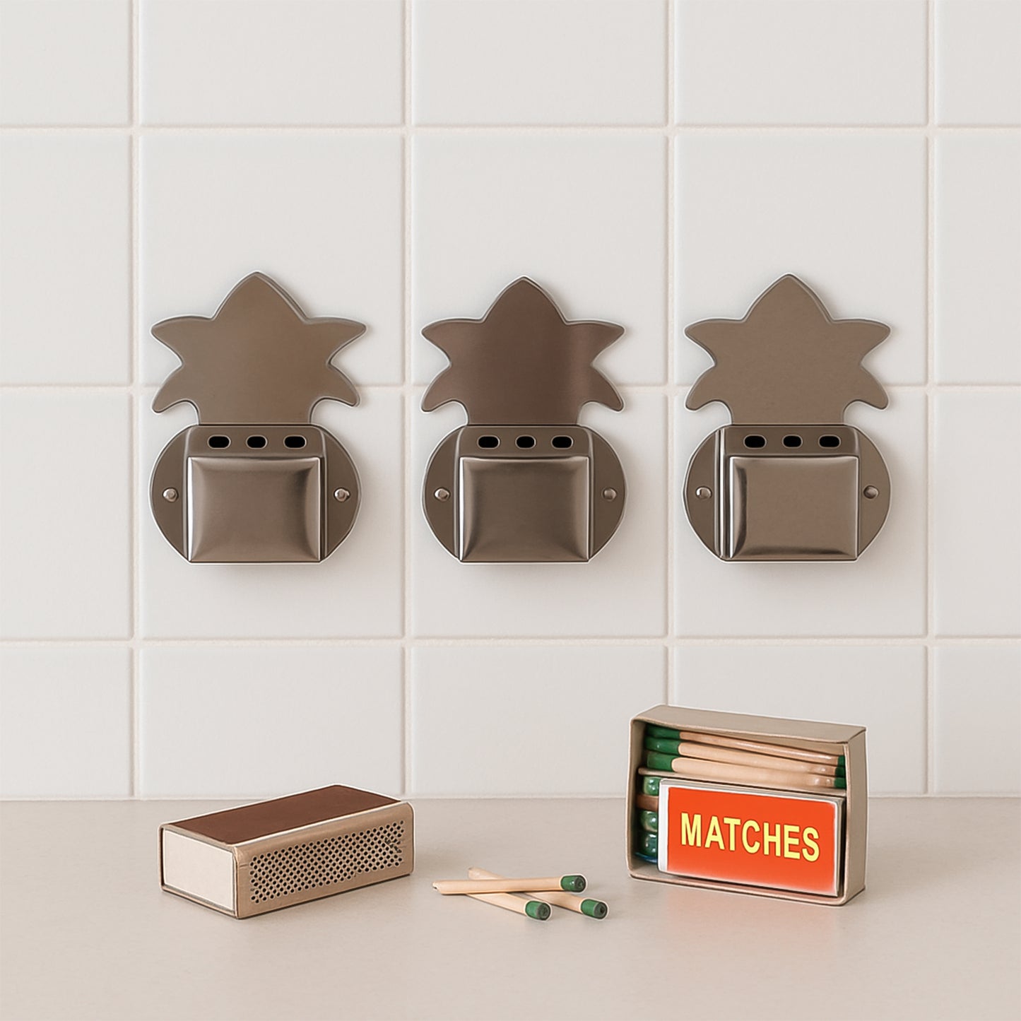 Wall-mount Metal Incense Stick Holders (3 Pc) - Happy Price - Image 4