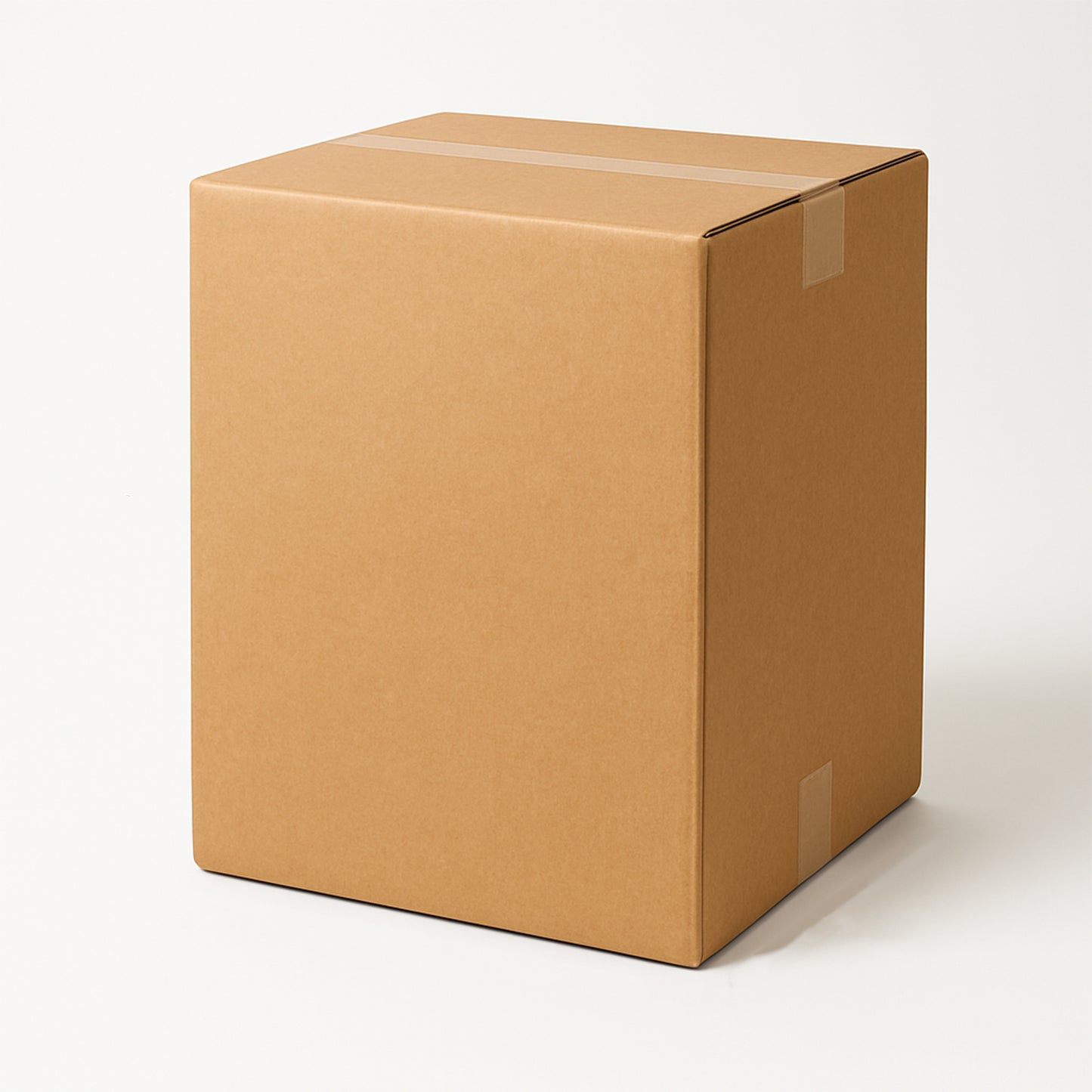 Heavy-Duty Corrugated Box for Packaging & Shipping - Brown, 52x46x32 Cm, 1 Pc