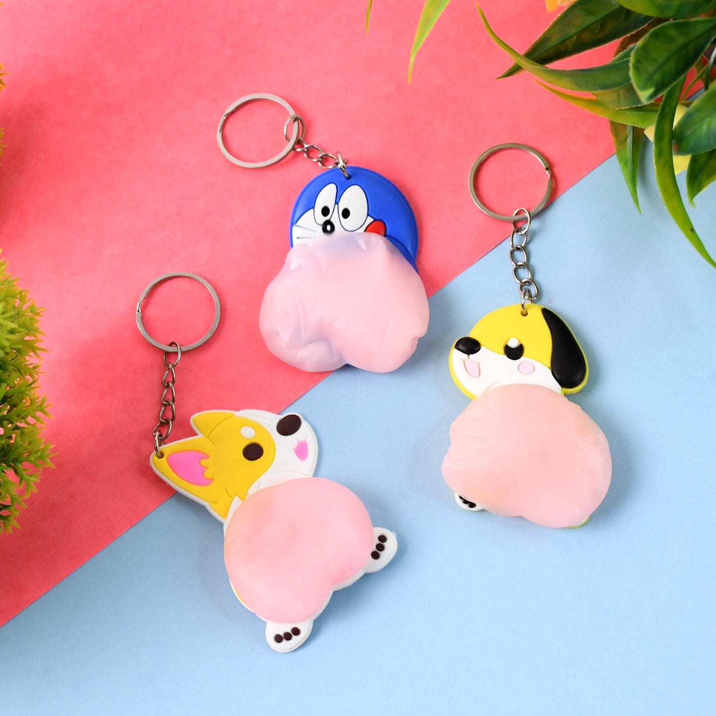 Cartoon Animal Keychain (1 Pc  Mix Design) - Happy Price - Image 3
