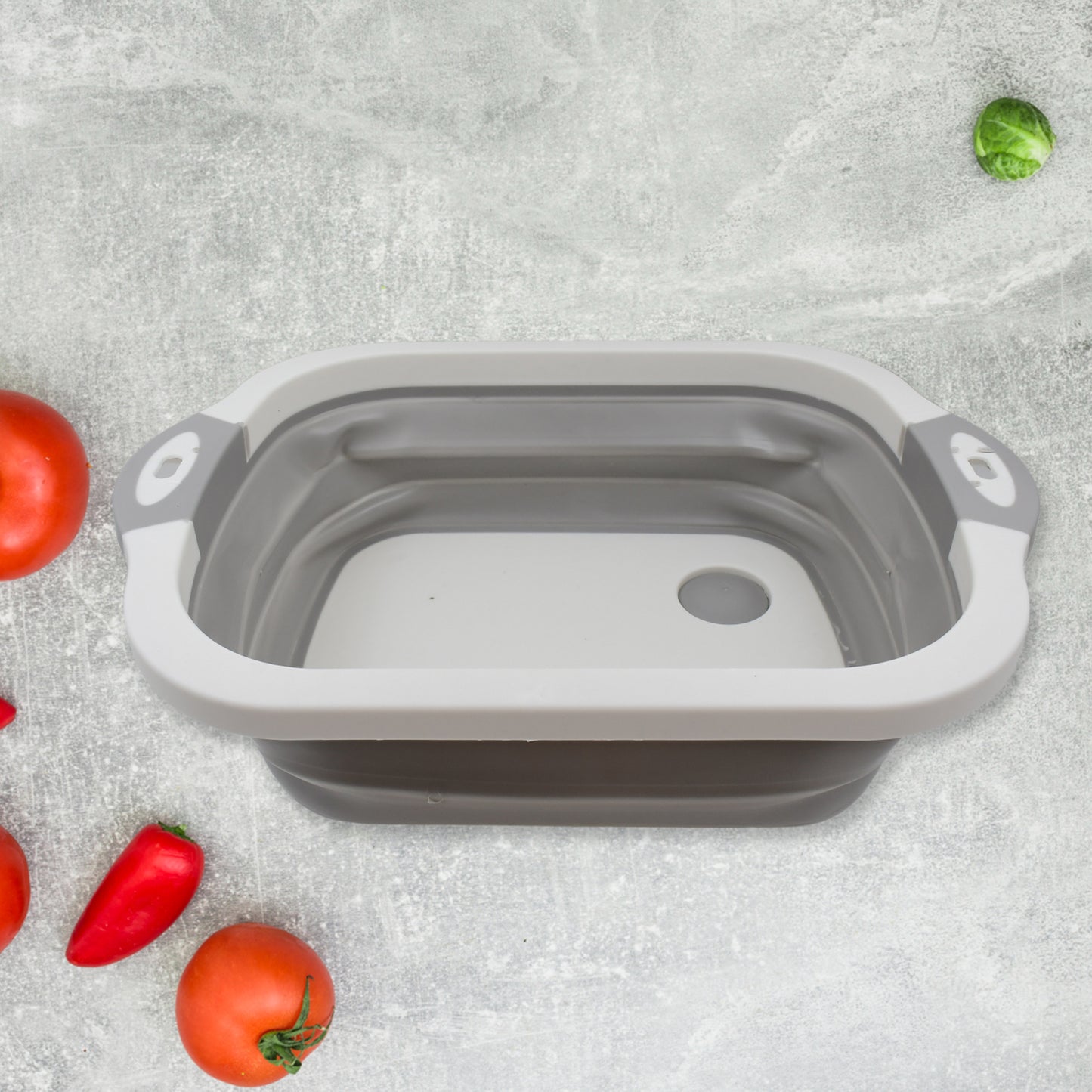 3-in-1 Collapsible Kitchen Chopping Board & Dish Tub