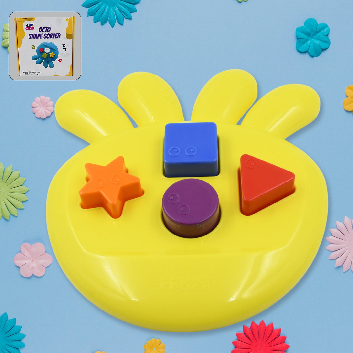 Octoshape Sorter Toy Game That Make Your Kids Brain Sharp Increase Grasping And Sorting Power Education Learning For Girls  Boy Gift Product (1 Pc) - Happy Price - Image 2