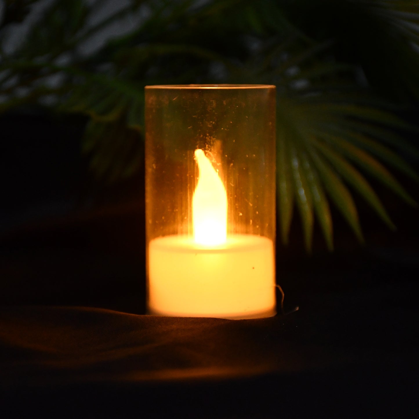Set of 24 LED Flameless Candles with Clear Covers - Battery Operated Flickering Lights - Happy Price - Image 4