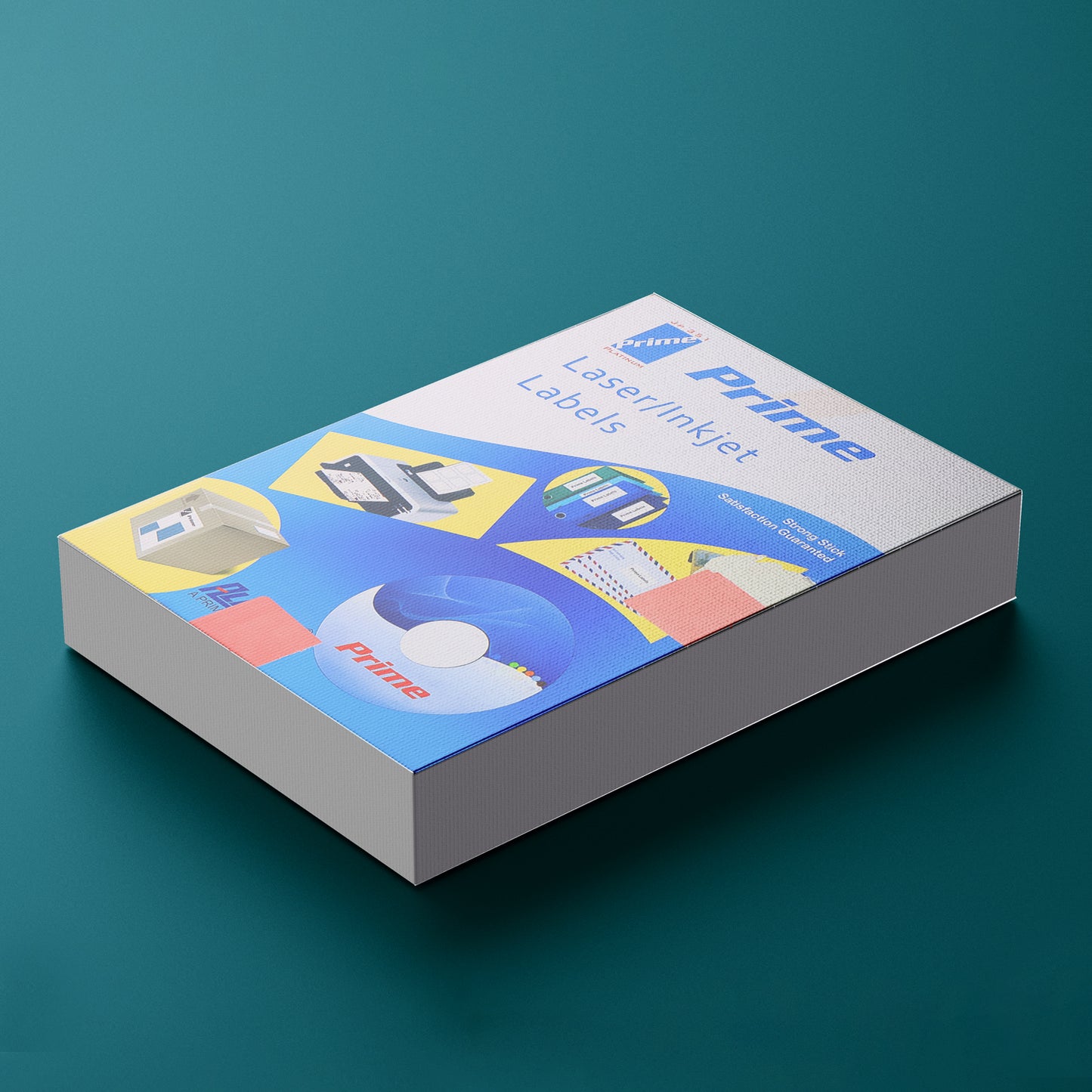 A4 Printable Sticker Sheets - 100 Sheets for Inkjet & Laser Printers