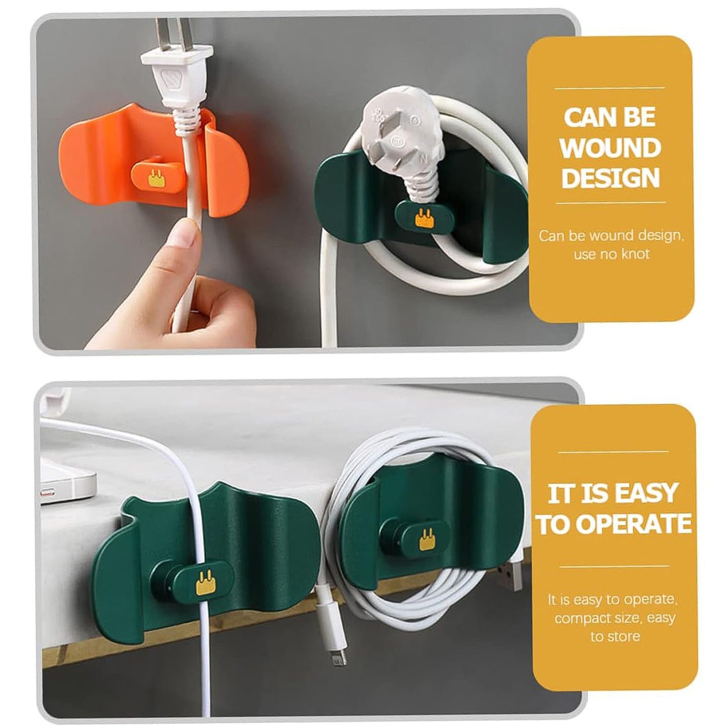 Wall Mounted Plug Holder Hook (1 Pc) - Happy Price - Image 5