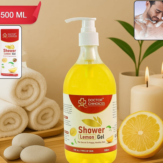 Doctor Chhoices Lemon Shower Gel 500ml - Refreshing Body Wash