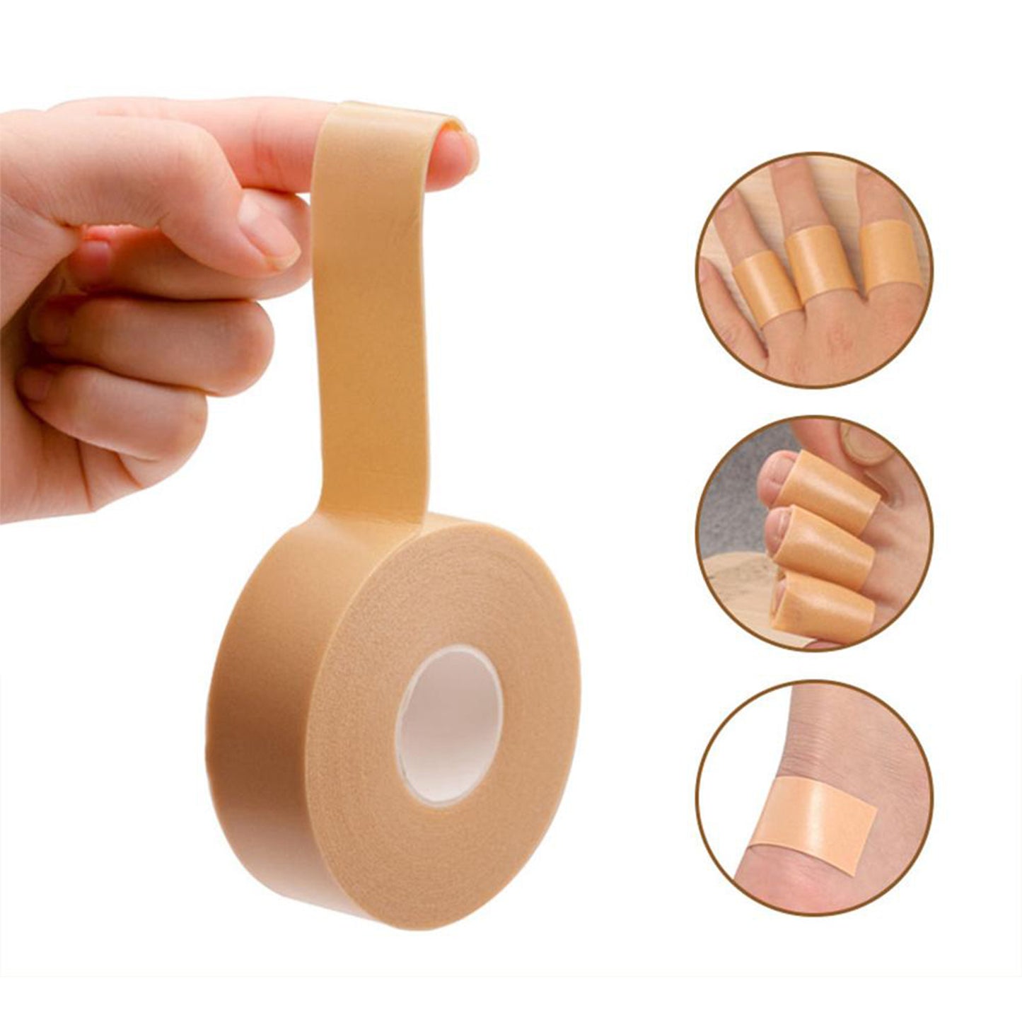 Anti-wear Foam Cotton Heel Sticker Tape Patch Blister Plaster Waterproof First Aid Blister Pedicure Pad Foot Care Insole - Happy Price - Image 2