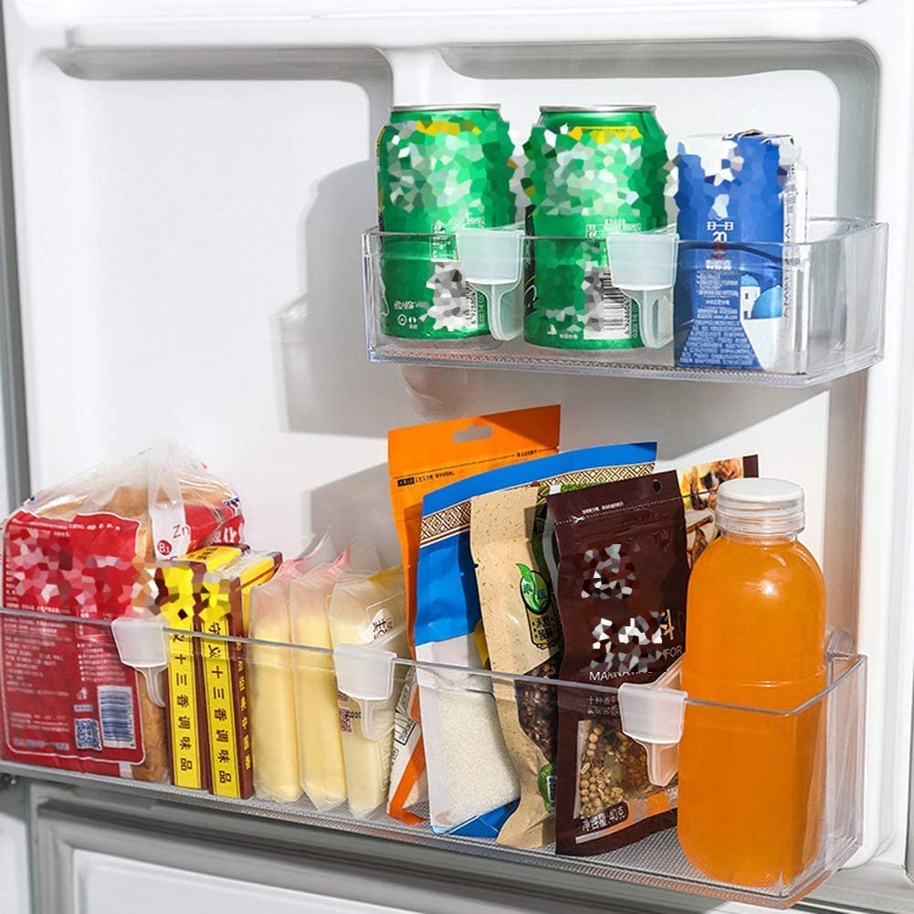 Multi-Purpose Plastic Storage Baskets – 10-Piece Space-Saving Organizer for Home & Refrigerator - Happy Price - Image 2