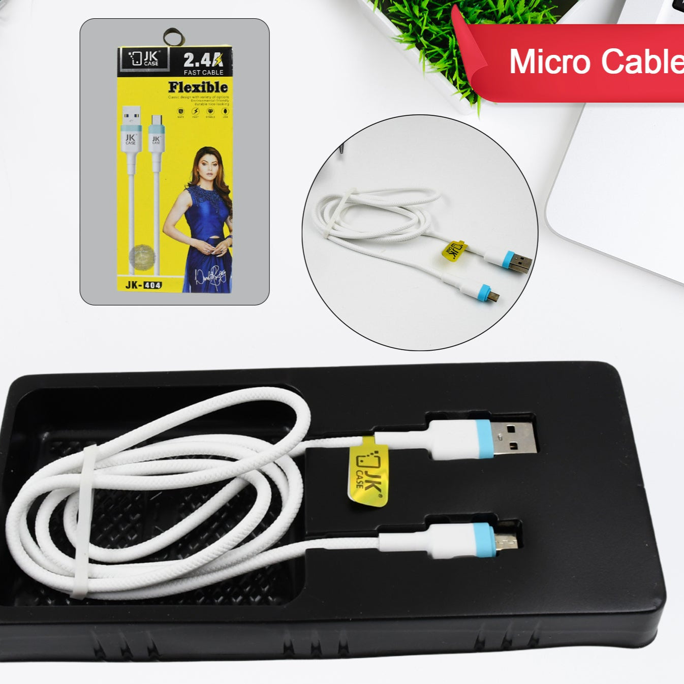 2.4a Fast Charging For Android  Data Transfer (1 Pc) - Happy Price - Image 1