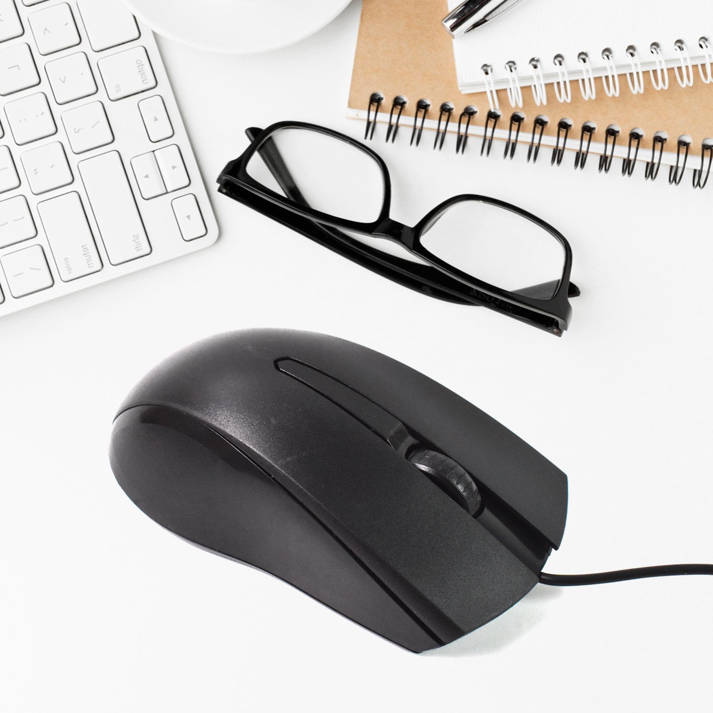 Computer  Laptop Wired Optical Mouse X2 (1 Pc) - Happy Price - Image 3