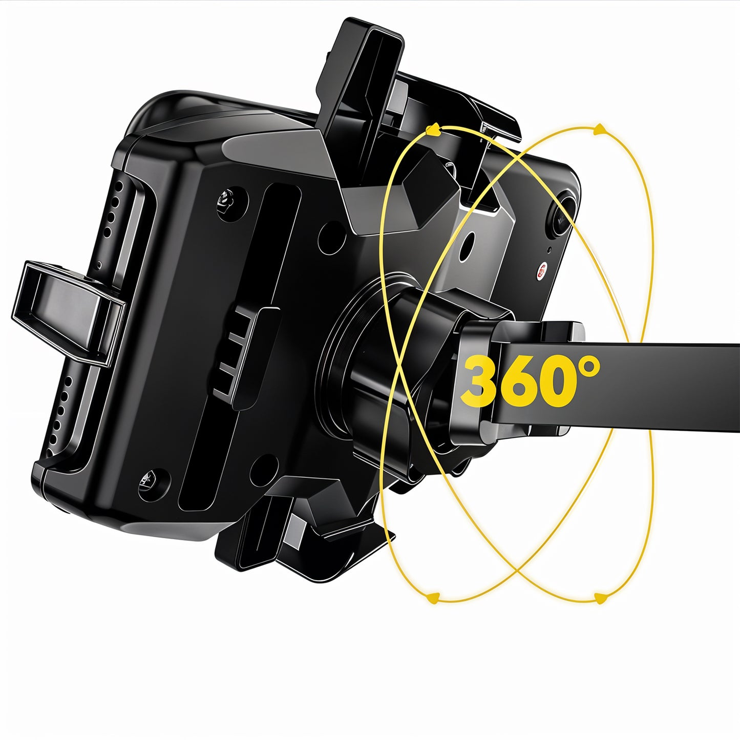 Universal Car Mobile Holder with 360° Rotation & Suction Cup Mount (1 Pc)