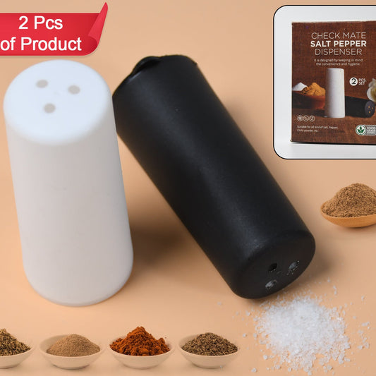 Salt Pepper Dispenser Dining Table Spice Storing Use  New Look Dispenser For Home  Hotel Use - Happy Price - Image 1