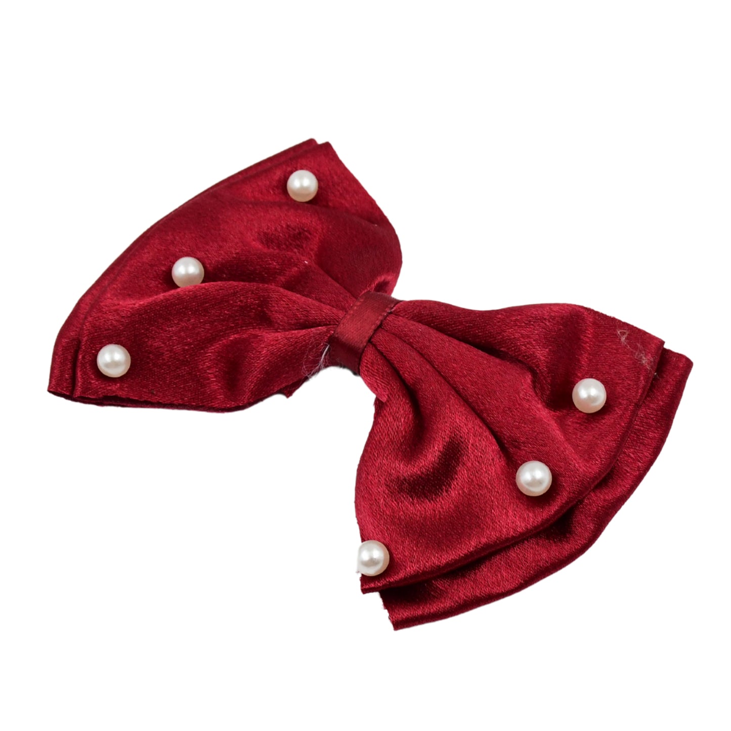 Hair Bow Knot Clip Suitable For Girls (1 Pc  Multicolour) - Happy Price - Image 3